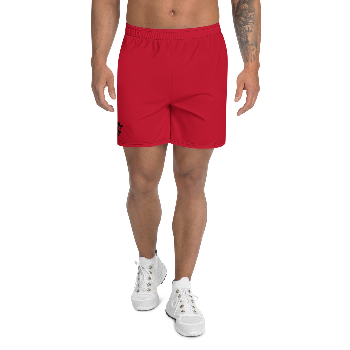 Men's Athletic Shorts (Red)